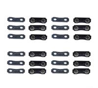 12 Sets Chainsaw Chain Links, Chainsaw Master Link Repair Preset Strap Repair Part Size 3/8LP Pitch - .050 Gauge