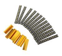 12 Sets Commodity Price Boards Adjustable Aluminum Alloy Abs