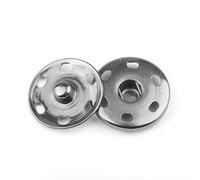 12 Sets Metal Snap Buttons 25mm, Gunmetal Black Sew-on Press Studs, Heavy Duty Snap Fasteners for Clothing Jackets Coats Jeans Bags DIY Crafts