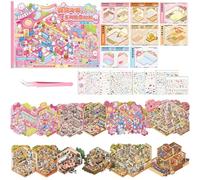 12 Sets Sticker Scene Books, 3D House Sticker Therapy Book for Adults Kids