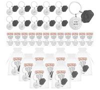 12 Sets Thank You Gifts Bulk Inspirational Smile Stone Keychain with You Rock Card Positive Appreciation Gifts for Employee Staff Teacher Nurse Coworker Team Back to School Class Party Favors