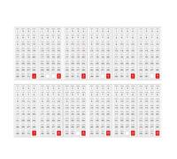 12 Sheets 365 Daily Planner Numbers Sticker 12 Month Planner Date Sticker Calendar Decorative