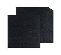 12 Sheets Black Glitter Cardstock Paper 30 x 30cm, Thick Glitter Craft Paper 250gsm Sparkle Cardstock for Scrapbook DIY Art Project Greeting Cards Wedding Birthday Party Decoration (Black)