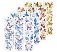 12 Sheets Butterfly Stickers for Scrapbooking DIY Crafts PET