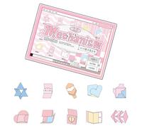 12 Sheets Emotional Expression Pre Cut Scrapbook Educational Craft Journal for Adult Notebook Holiday Gifting Creative Journal