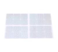 12 Sheets Nail Vinyl Stencils Nail Art Decoration Stickers Set Nail Art Design Stickers Tips Decals Adorable Quality and Practical Professional process