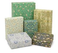 12 Sheets William Morris Wrapping Paper Set | 6 Greenery Floral Vines Designs | William Morris Gift Wrap for Birthday Wedding Baby Shower Wrapping Holiday Crafts DIY Gift Packing, 20x27 Inch