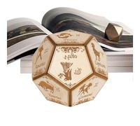 12 Sided Decision Dice - Polyhedral Throwing Dice for Decision Making - Board Game Helping Choosing for Travel, Home, Home, Outings and Studies