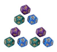 12 Sided Dice Set 9 Polyhedral Plastic for Board Games