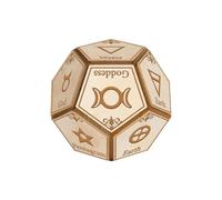 12 Sided Wooden Dice - Polyhedral Dice for Board Games and Parties | Fun Decision Making Aid for Home, Travel, Study And Events