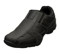 (12) Skechers Marter Mens Slip On Trainers in Black