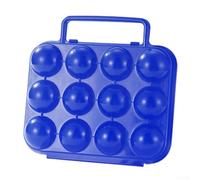 12-Slot Portable For Egg Storage Unit Built for Durability and Functionality in For Outdoor Settings (Bule)