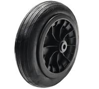 12" Solid Wheel Rubber Tyre Puncture Proof Wheelbarrow Sack Truck Cart Heavy Duty Solid Wheel with 16mm Centre Axle Bore