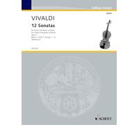 12 Sonatas for Violin and Basso Continuo, Op. 2, Heft 1: For Violin and Basso Continuo (Violoncello Ad Lib.)