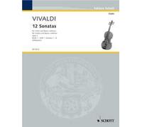 12 Sonatas Op 2 Book 1 Violin & Piano Antonio Vivaldi Book [Softcover] Violin an