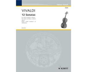 12 Sonatas Op 2 Book 1 Violin & Piano Antonio Vivaldi Book [Softcover] Violin an