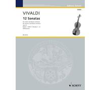 12 Sonatas Op 2 Book 1 Violin & Piano - BOOK NEW Vivaldi, Antoni 01/09/1985