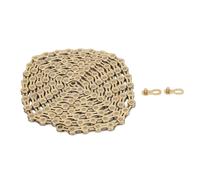 12 Speed Bike Chain, Lightweight Mountain and Road Bike Chain, Half Hollow Design with Mud Drainage Holes, Extra Durable for High Performance Cycling with 2 Chain (Rose Gold)