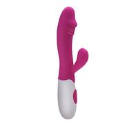 12 Speed G-Spot and Clitoris Vibrator, Dual Motor Vibrator, Waterproof Rabbit Vibrator Vibrator for Sex, Womens Vibrator for Sex, Heatop Quality Vibrators, Dildos, Sex Toys (Rosy Red)