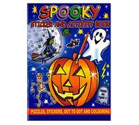 12 Spooky Sticker Books Halloween Trick or Treat Party bag Fillers