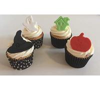 12 Spooky Sugar Halloween Cake Decorations- Made with Love & Imagination in the UK!