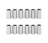 12 Stainless Steel Spacers Metal Screw Standoff Bushing Plain Finish Round Spacers for Screws Bolts (M12*14 * 25)