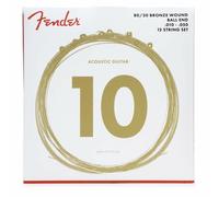 12 String Acoustic Guitar Strings, 80/20 Bronze, Ball End, 70-12L .010-.050