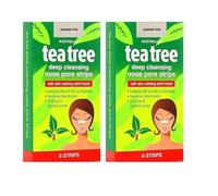 (12- STRIPS) Australian Tea Tree Deep Cleansing NOSE PORE STRIPS, [Blackhead Remover Clear and Unclogged Pores]Blackhead Remover Deep Cleansing Pore STRIPS FOR NOSE