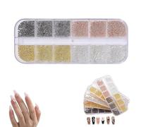 12 Strips Metal Chain Nail Art Mixed Aesthetic Nail Art Supplies for DIY Manicure Decorations,Gold Silver Chains & Kawaii for Acrylic Nails,Nails Jewels Kit for Beginners (Set4)