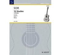 12 Studies: op. 6. guitar.
