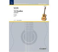 12 Studies: op. 6. guitar.