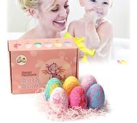 12 Stück Bath Bomb Gift Set for Kids, Bath Bombs for Kids with Surprise Inside, Bunte Badesalz Kugeln in Tierform, Badekugel Set Für Kinder Mit Niedlichen Spielzeugen Zur Pflege Trockener (Typ_A)