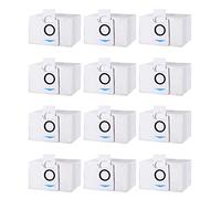12 Stück Staubbeutel Zubehör für Ecovacs Deebot X1 Omni & X1 e Omni Absaugstation, Ersatzteile Vacuum Bags Kompatibel mit Ecovacs Deebot, 3.2L Großer Kapazität Staubsaugerbeutel