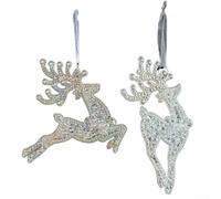 12 Styles Acrylic Icicle Snowflake Ornaments, Clear for crystal Ice Drop