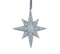 12 Styles Acrylic Icicle Snowflake Ornaments, Clear for crystal Ice Drop