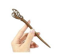 12 Styles Chinese Vintage Hairpins Green Sandalwood Ethnic Hair Sticks Women Girls Hairstyles Hair Accessories Gift(Style 4)