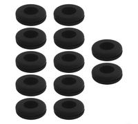12 Tennis Racket Dampeners Silicone Shock Absorbers to Reduce Vibration and Improve Comfort (black)