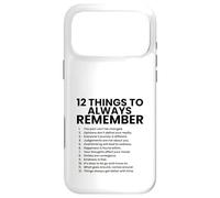 12 Things To Always Remember Case for iPhone 17 Pro Max