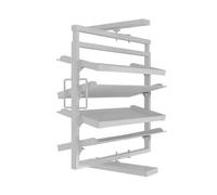 12-Tier 360° Rotating Shoe Rack - Adjustable Height Space-Saving Organizer, Stackable Shoe Holder for Closet, Entryway & Cabinet Storage