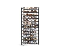 12 Tier Shoe Rack, Black / 12 Tier