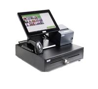 12" Touch Screen POS System with Printer, Scanner & Cash Drawer - Complete Cash Register Solution for Small Retail Stores & Businesses