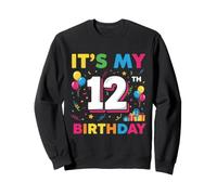 12 Twelve Years Old Boys Birthday Kids It's My 12th Birthday Sweatshirt