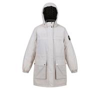 (12 UK, Beige/Black) Regatta Womens/Ladies Christian Lacroix Cailar Pearl Longline Waterproof Jacket