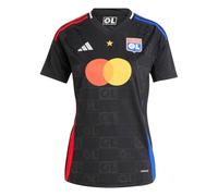 (12 UK, Black) Adidas Womens/Ladies Olympique Lyonnais 24/25 Away Jersey
