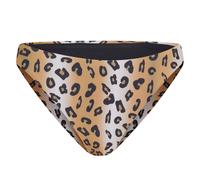 (12 UK, Black/Brown) Brave Soul Womens/Ladies Leopard Print Reversible Bikini Bottoms