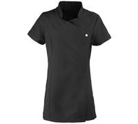 (12 UK, Black) Premier Womens/Ladies Blossom Short Sleeve Tunic