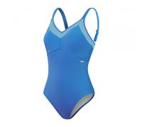 (12 UK, Blue) Speedo Womens/Ladies Shaping Mesh Detail One Piece Swimsuit