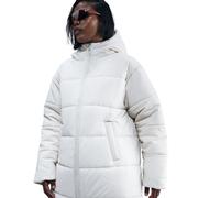 (12 UK, Bone/White) Nike Womens/Ladies Classic Therma-Fit Insulated Loose Puffer Jacket