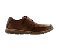 (12 UK, Brown) Hush Puppies Mens Duke Touch Fastening Nubuck Leather Shoe
