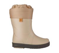 (12 UK Child, Beige) Dunlop Childrens/Kids Puddle Jumper Logo Wellington Boots